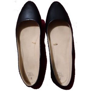 Ballet Flats Black 9 Size Time & Tru Womens New